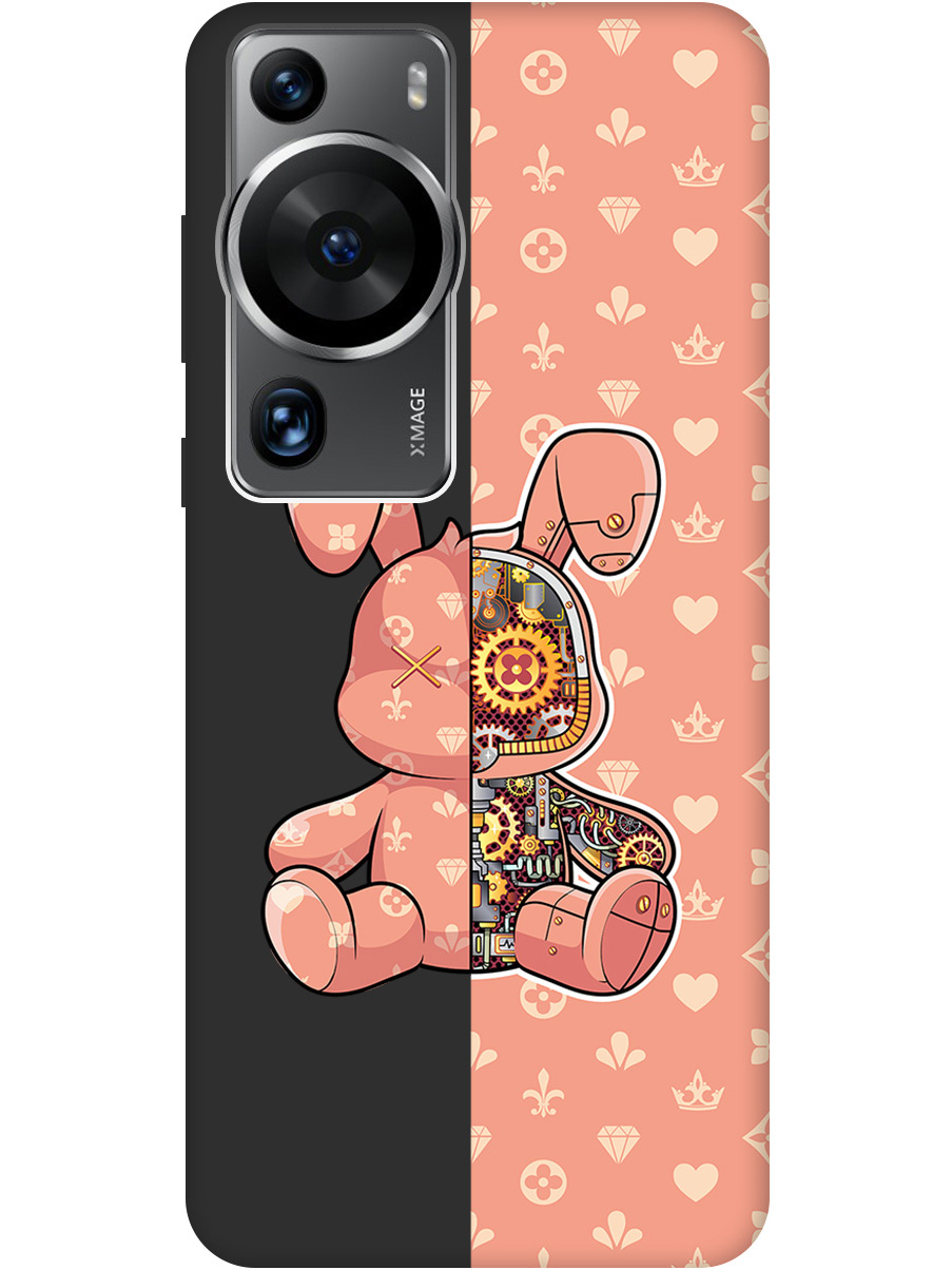 

Силиконовый чехол на Huawei P60 Pro с принтом матовый черный 802794, Черный;бежевый;оранжевый, 772620871