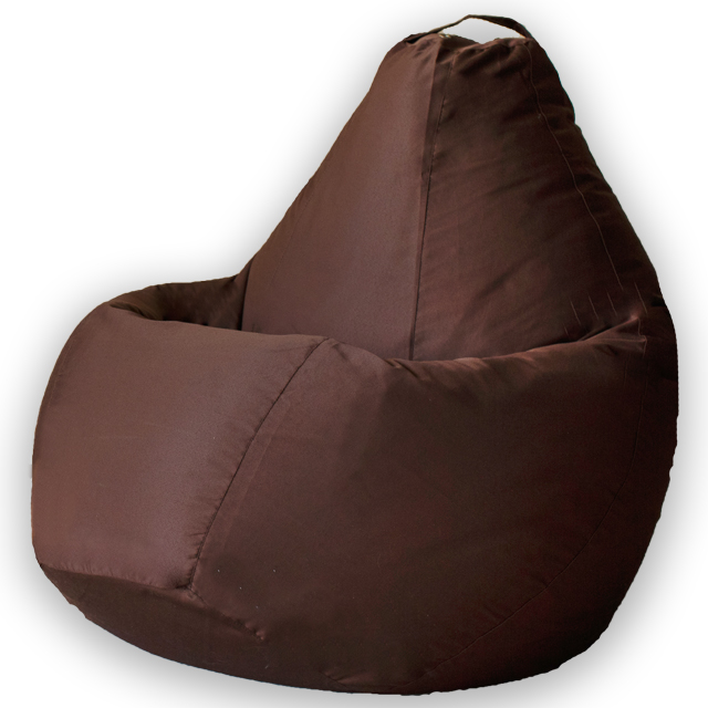 фото Кресло мешок груша фьюжн коричневое xl, классический dreambag