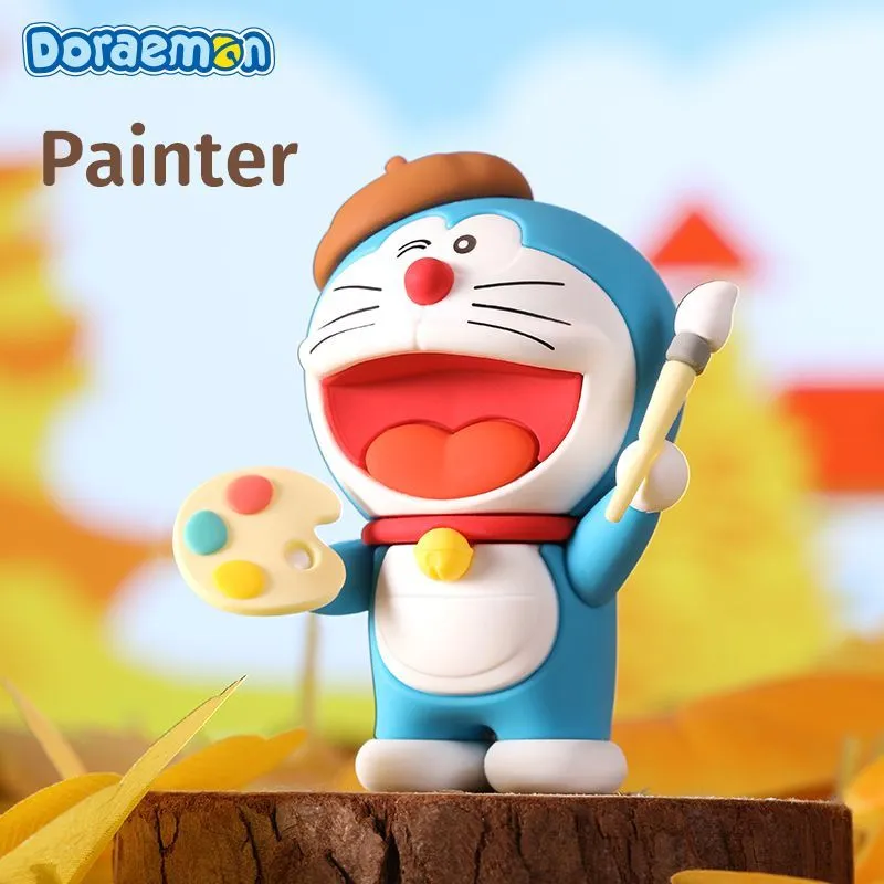 Декоративный ночник-светильник Xiaomi Rock Doraemon 1973 Дораемон Художник