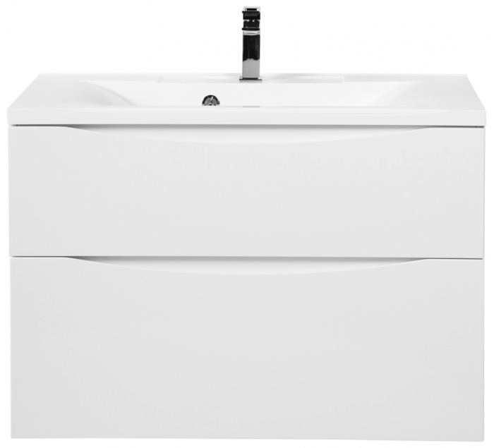 

Тумба с раковиной BelBagno Marino-H60 80-BB800/450-LV-MR-PR Bianco Lucido, Белый, Marino-H60