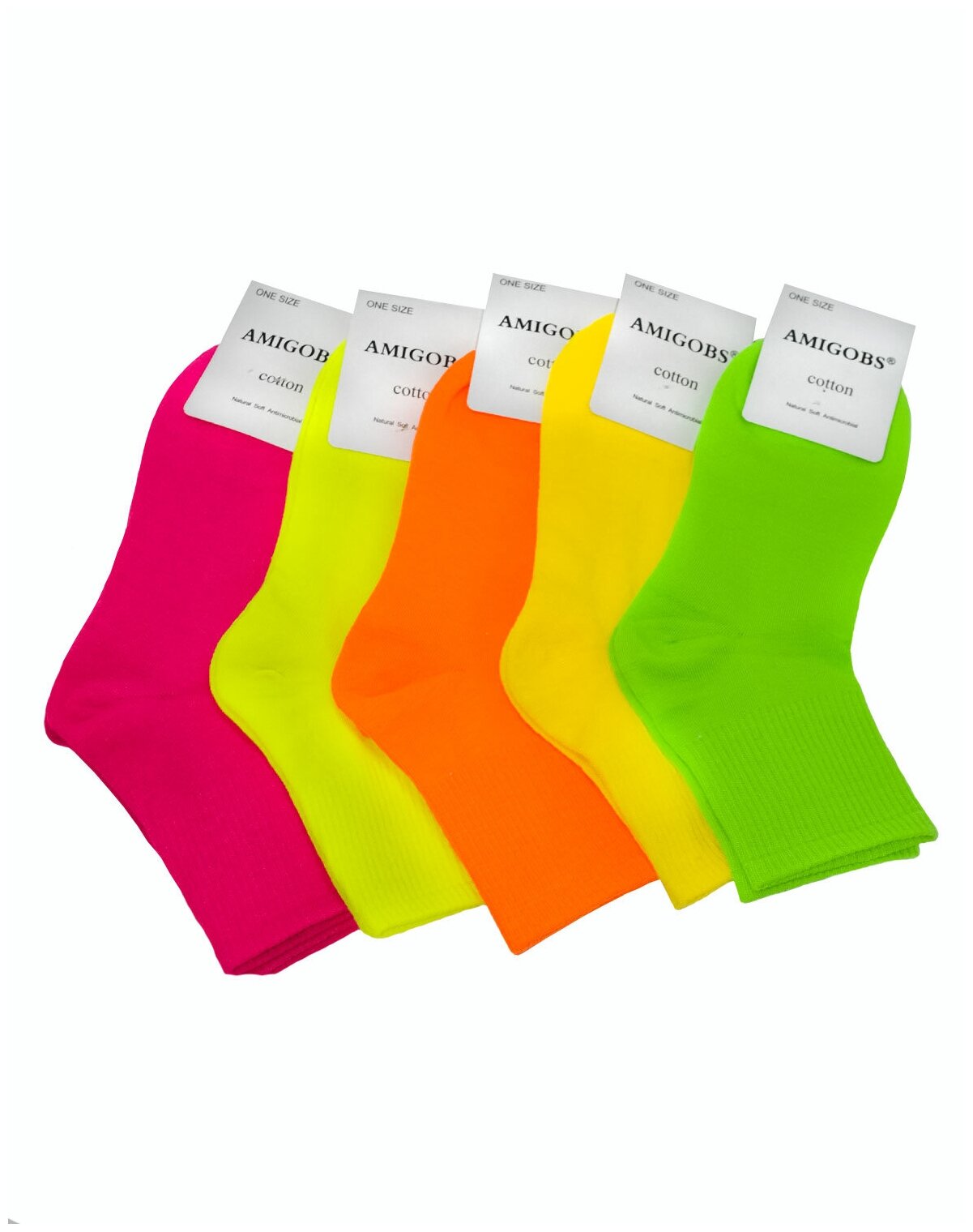 фото Носки женские amigobs разноцветные, набор 5 шт.