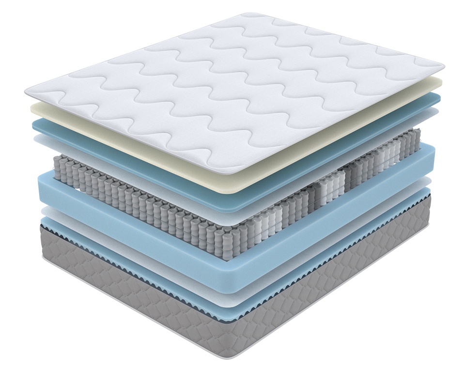 

Матрас PROxSON SOVA Memo S/M 90x200, Белый, SOVA Memo S/M