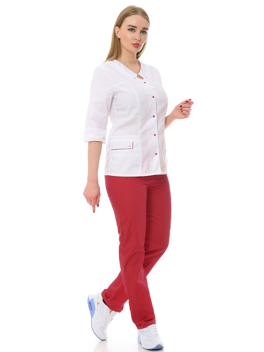 фото Костюм медицинский женский medicalwear милора 113 белый 40 ru