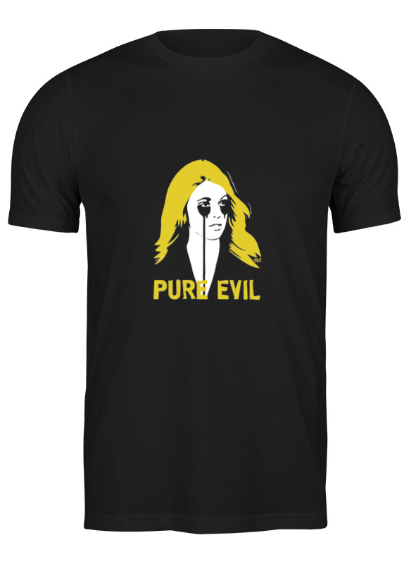 

Футболка мужская Printio Pure evil черная 2XL, Черный, Pure evil