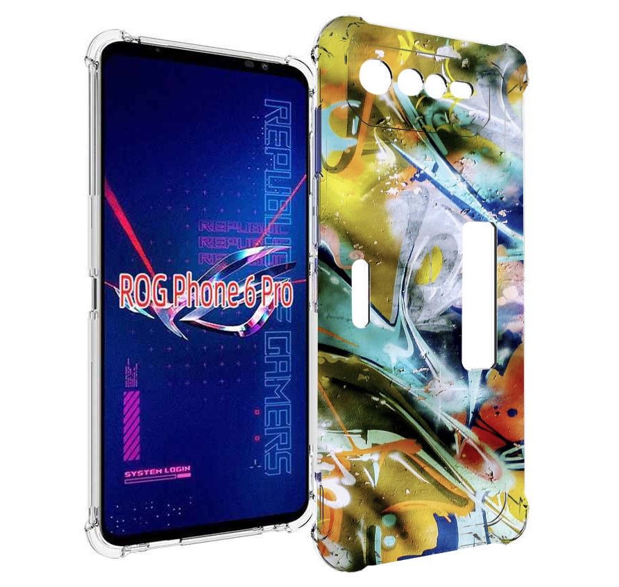 

Чехол MyPads граффити-хаос для Asus ROG Phone 6 Pro, Прозрачный, Tocco