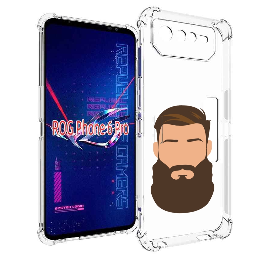 

Чехол MyPads густая-борода для Asus ROG Phone 6 Pro, Прозрачный, Tocco