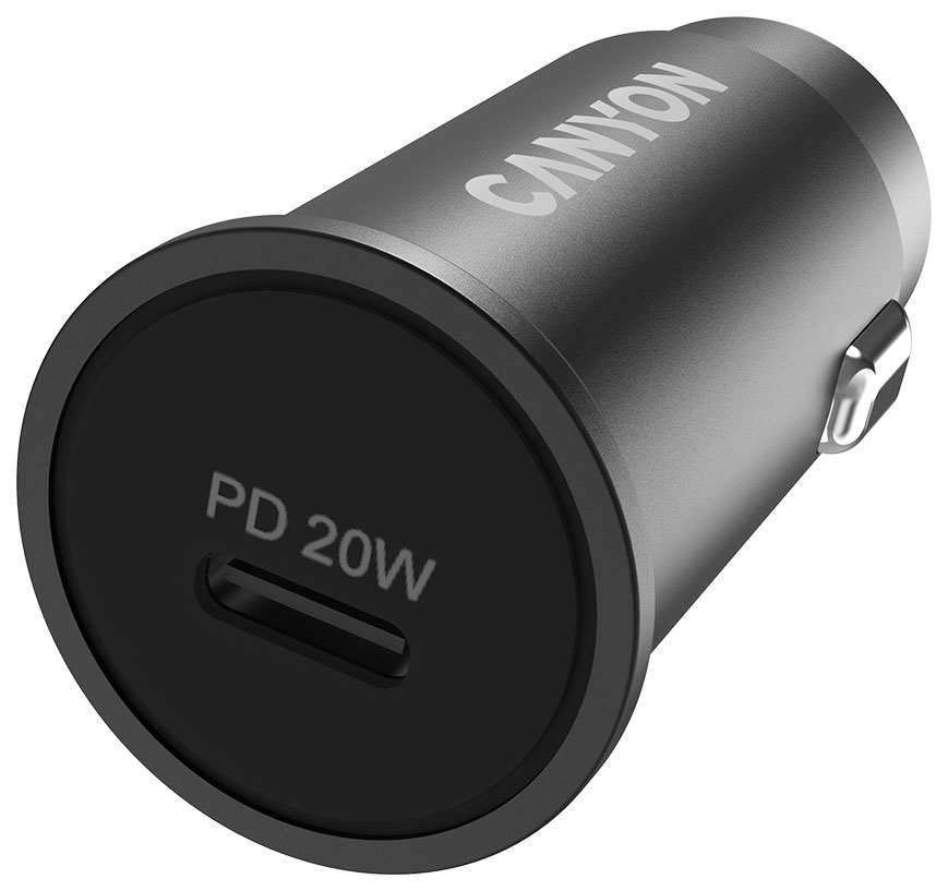 

Авто З/У Canyon C-20 черный PD 20W зарядный порт USB-C