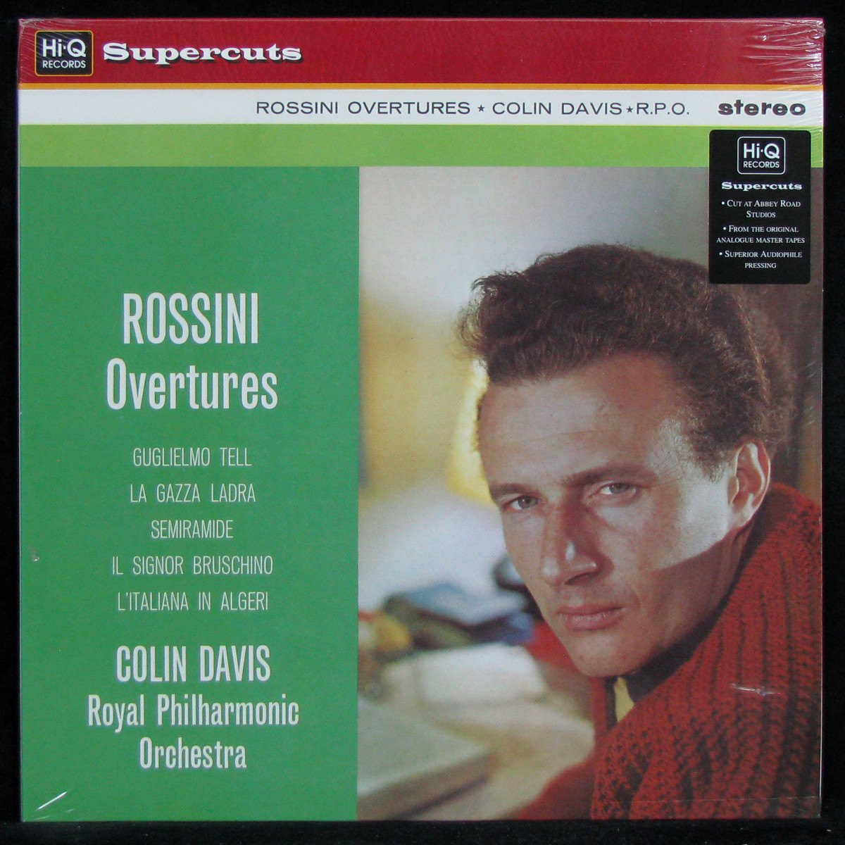 Colin Davis Royal Philharmonic Orchestra - Rossini Overtures (LP)