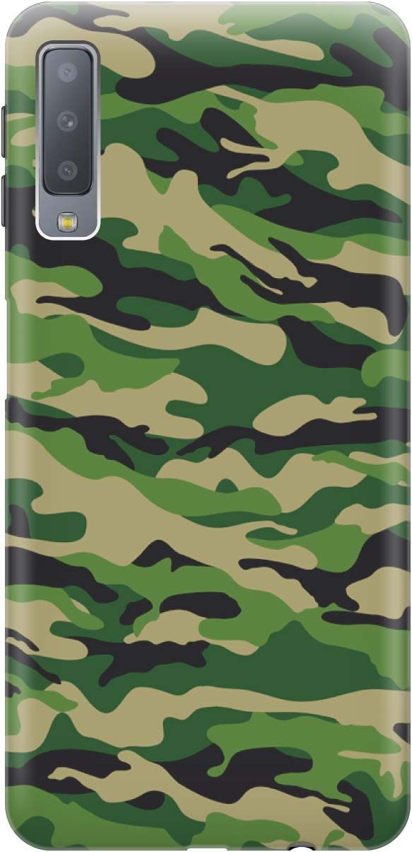 

Чехол на Samsung Galaxy A7 (2018) с принтом "Темно-зеленое хаки", Зеленый;коричневый, 876