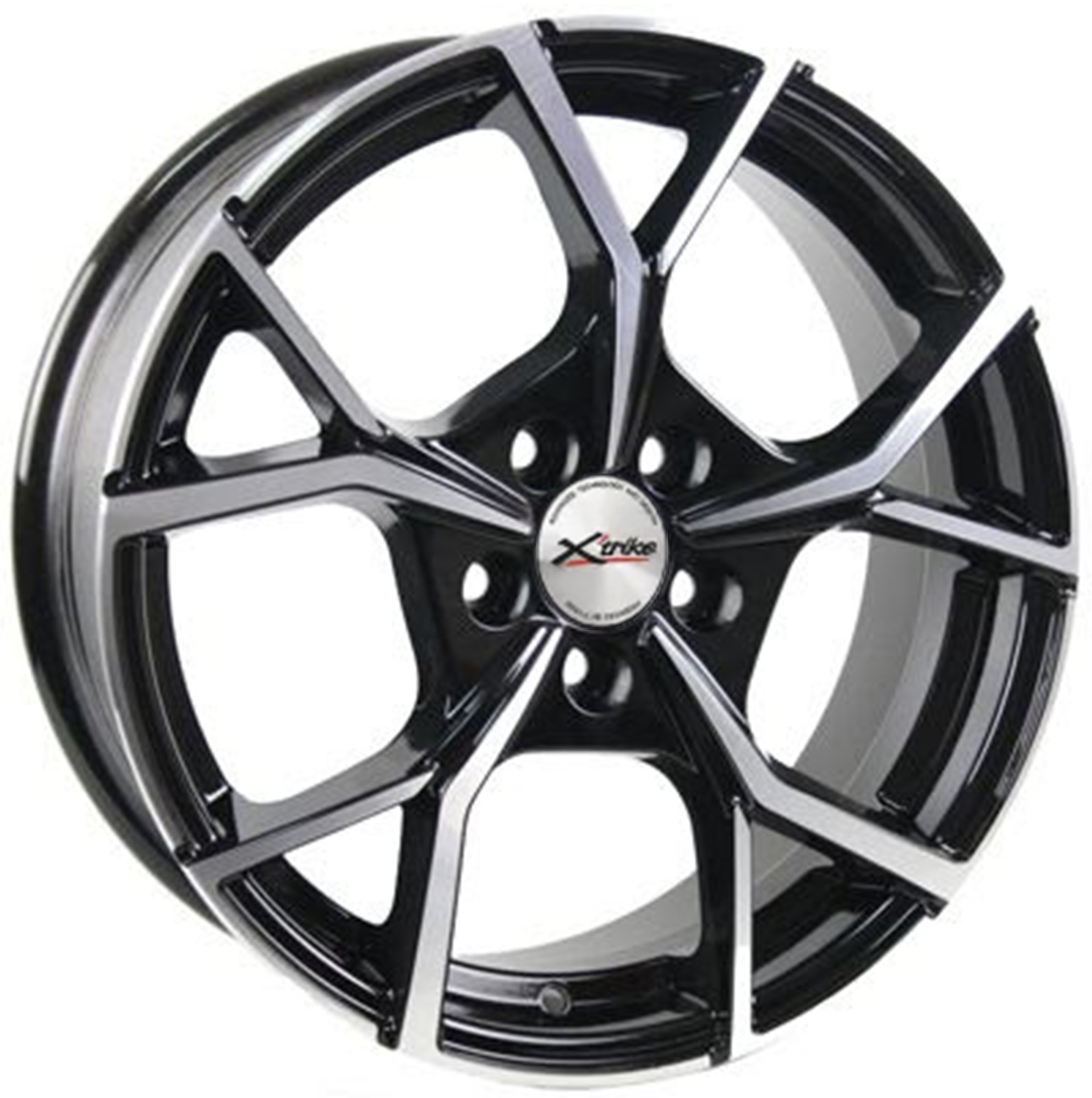 фото Колесный диск x'trike rst audi a1 r086 6,5/r16 5*100 et40 d57,1 bk/fp [40411]