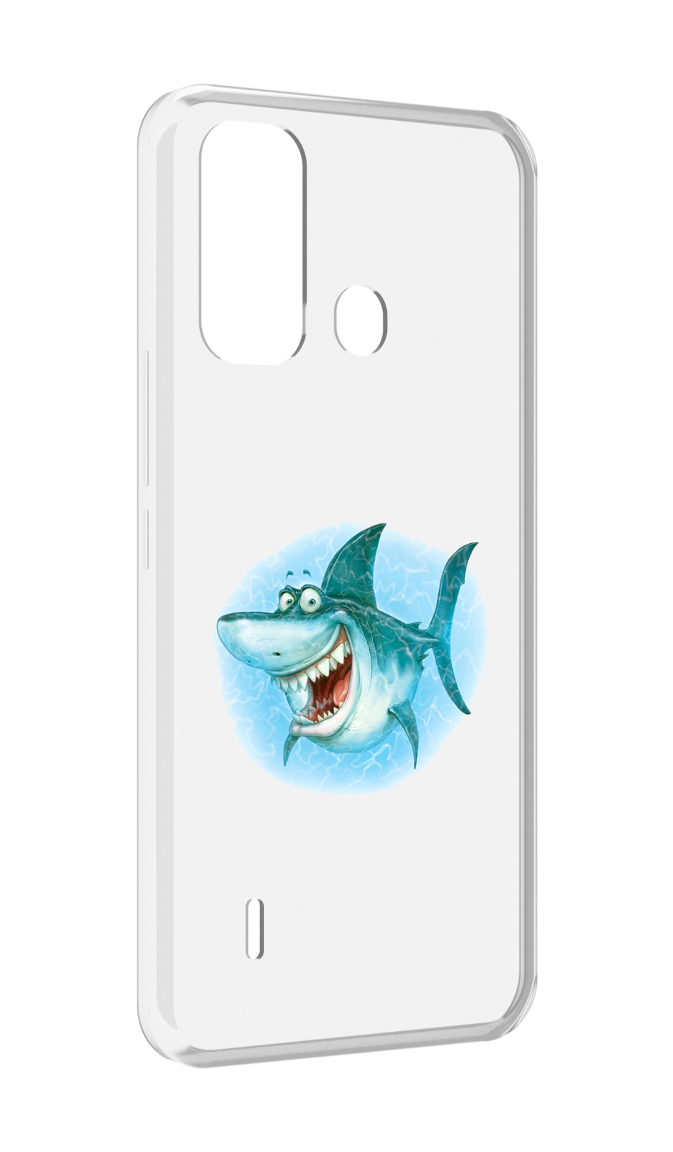 

Чехол MyPads веселая акула для ITEL A49 / A58 / A58 Pro, Прозрачный, Tocco