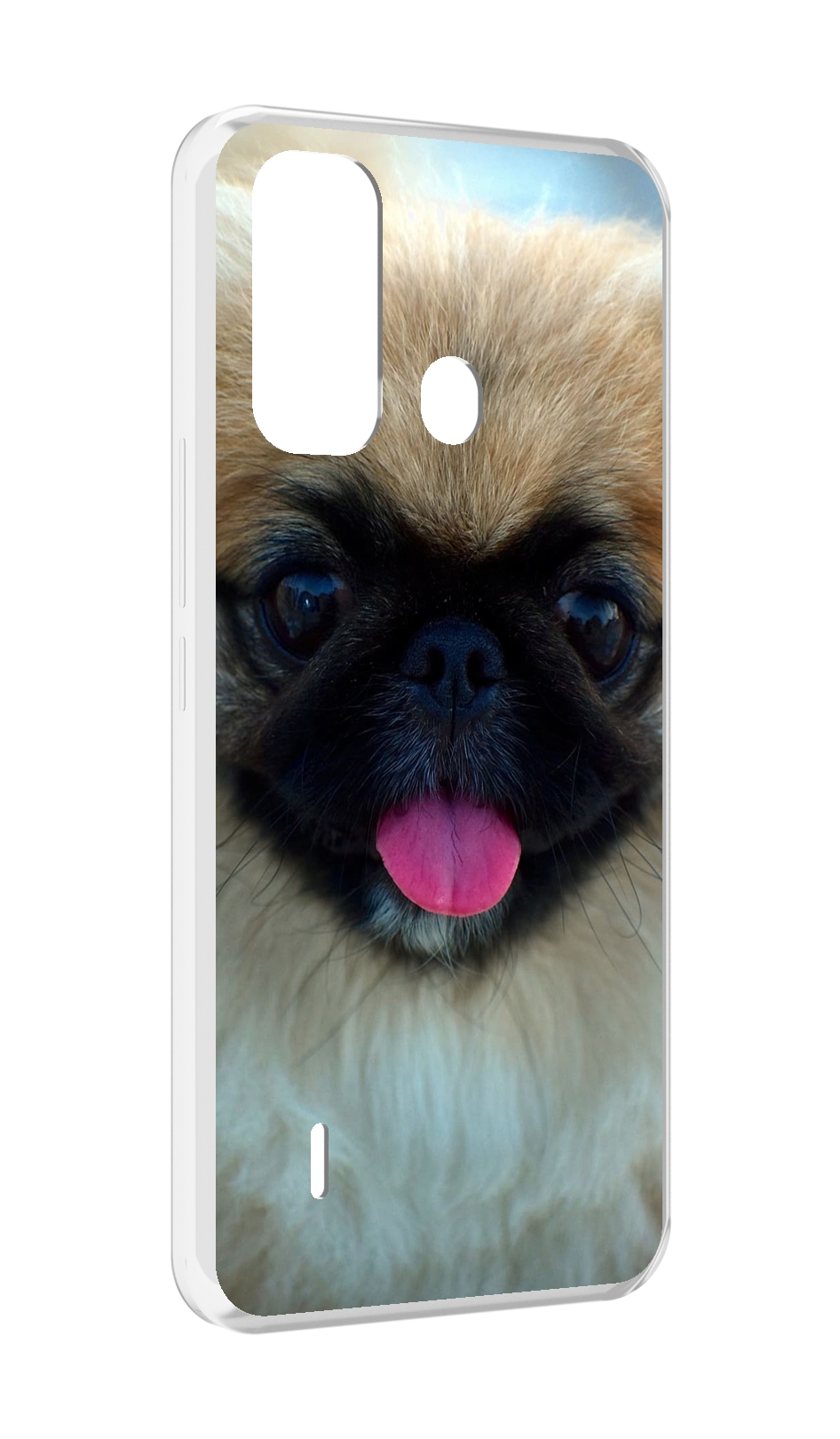 

Чехол MyPads пекинез для ITEL A49 / A58 / A58 Pro, Прозрачный, Tocco
