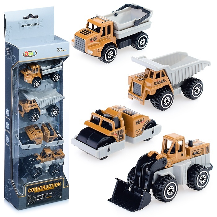 

Игрушечная машинка Oubaoloon 4 шт, 9,5х5х31,5 см, в коробке, 4 шт, 9,5х5х31,5 см, в коробке