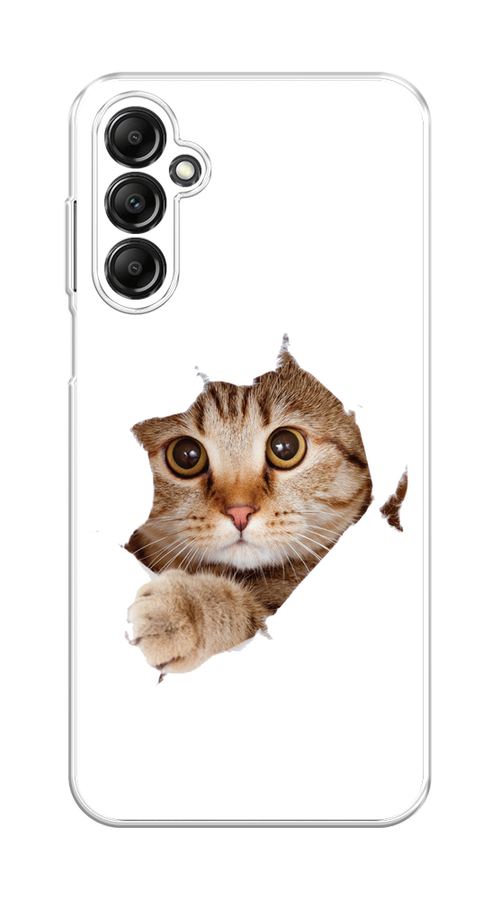 

Чехол на Samsung Galaxy A15 "Кот и бумага", Белый;коричневый, 2108950-1