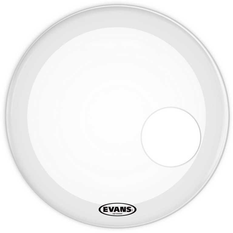 фото Пластик для барабана evans bd18rsw eq3 resonant smooth white