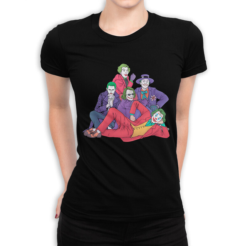 

Футболка женская Dream Shirts Джокер 10006101 черная 3XL, Джокер 10006101