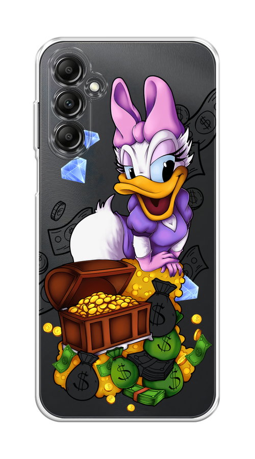 

Чехол на Samsung Galaxy A15 "Rich Daisy Duck", Коричневый;белый;фиолетовый, 2108950-1