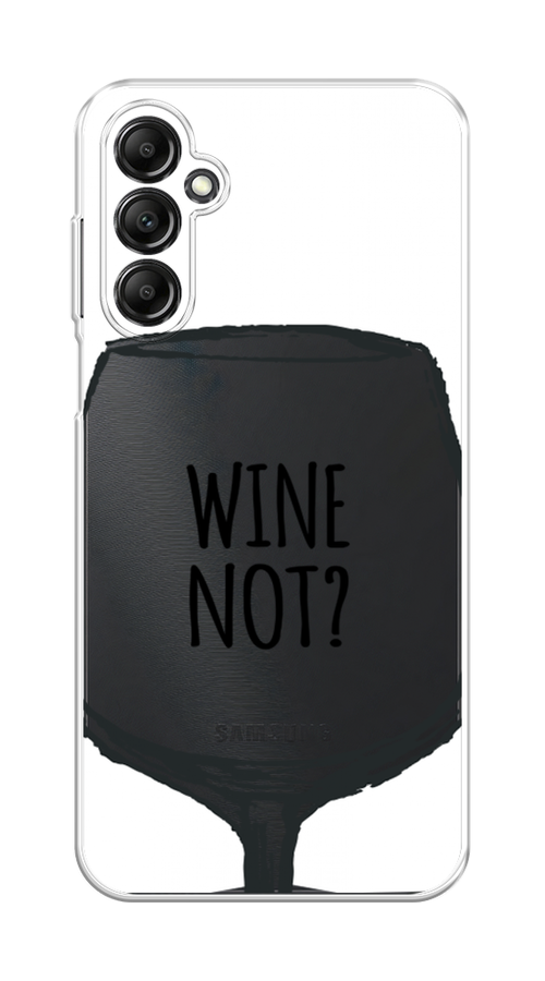 

Чехол на Samsung Galaxy A15 "Wine not white", Белый, 2108950-1