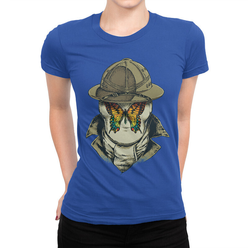 

Футболка женская Dream Shirts Роршах 10006141 синяя XL, Роршах 10006141