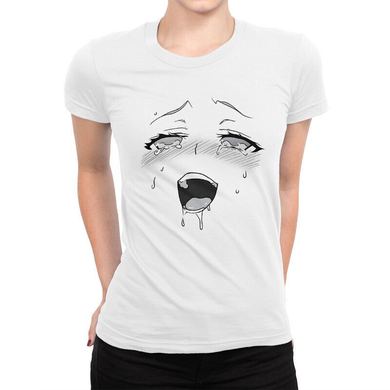 

Футболка женская Dream Shirts Ахегао 10006151 белая 3XL, Ахегао 10006151