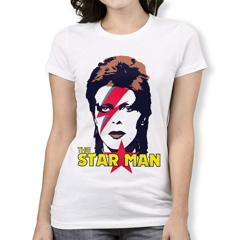 

Футболка женская Dream Shirts Дэвид Боуи 10006181 белая 3XL, Дэвид Боуи 10006181
