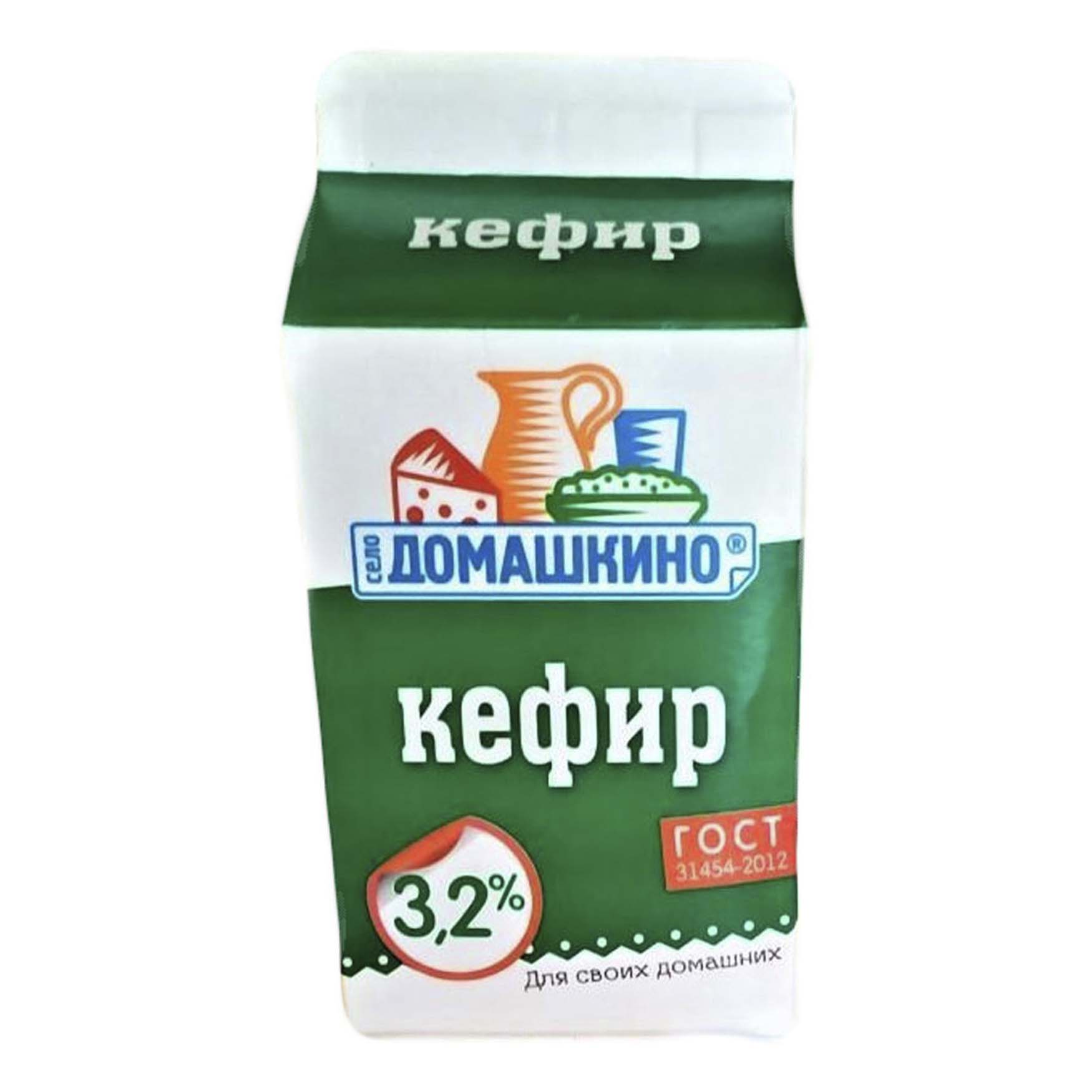 

Кефир Село Домашкино 3,2% 450 г бзмж