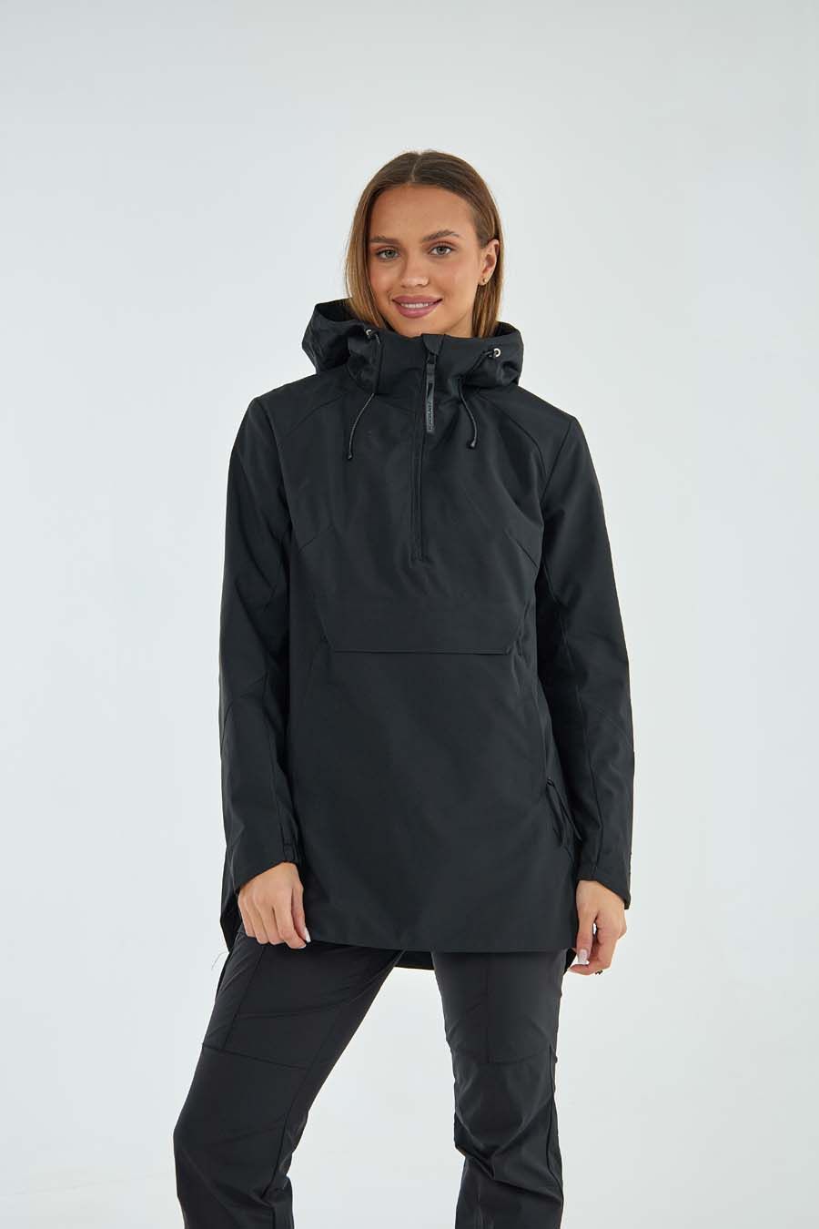 

Анорак женский FORCELAB 7066179 черный 42 RU, 7066179