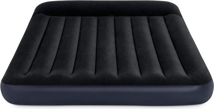 фото Надувная кровать "pillow rest classic", со встроенным насосом, 152x203x25 см intex