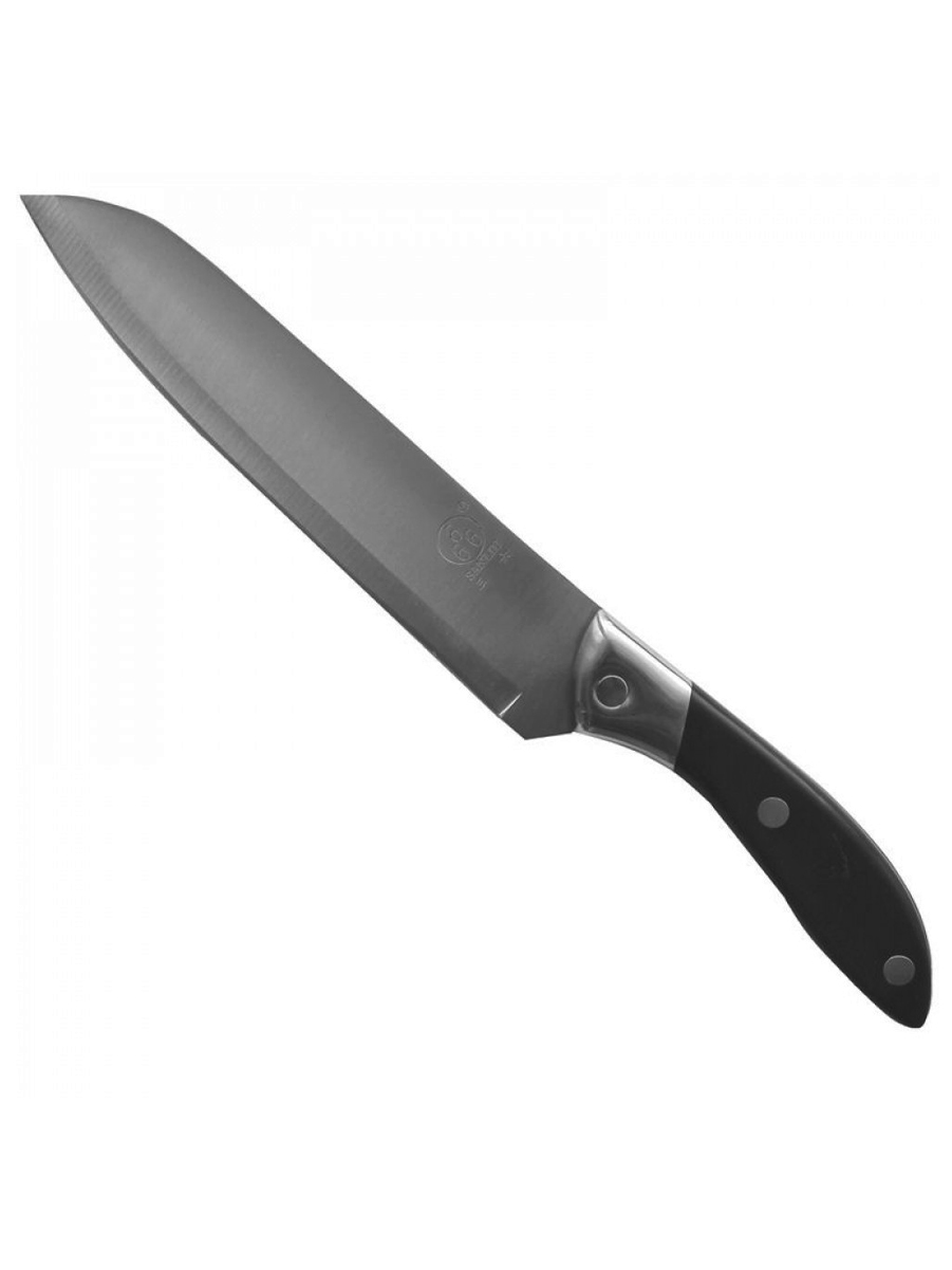 Кухонный нож Сантоку URM длина лезвия 17.5 см из легированной стали универсальный