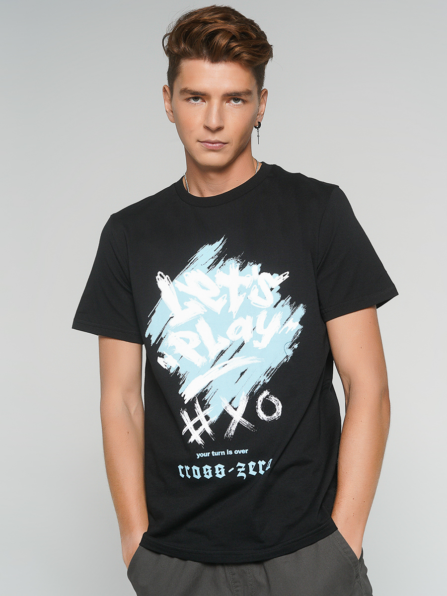 

Футболка мужская ТВОЕ 83621 черная XXL, 83621