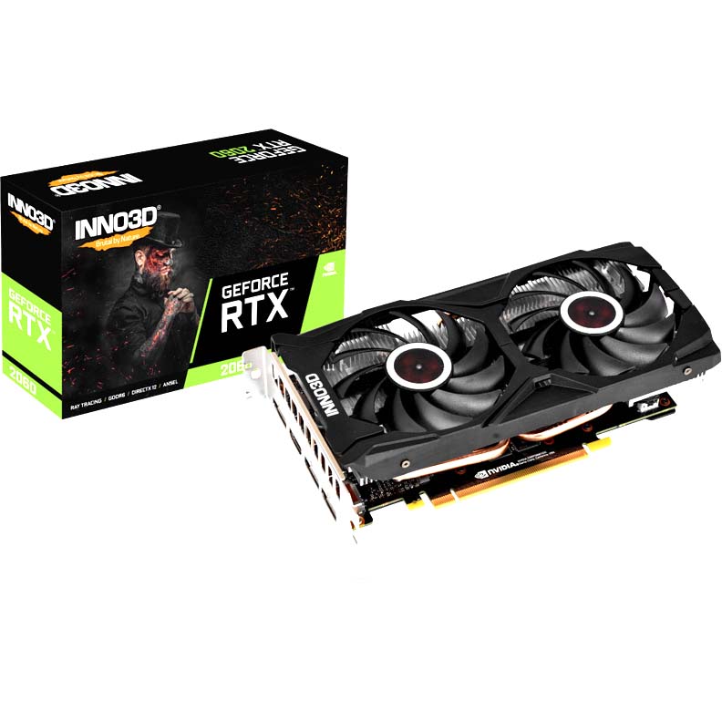 фото Видеокарта inno3d nvidia geforce rtx 2060 (sp040tbehds07c3k)