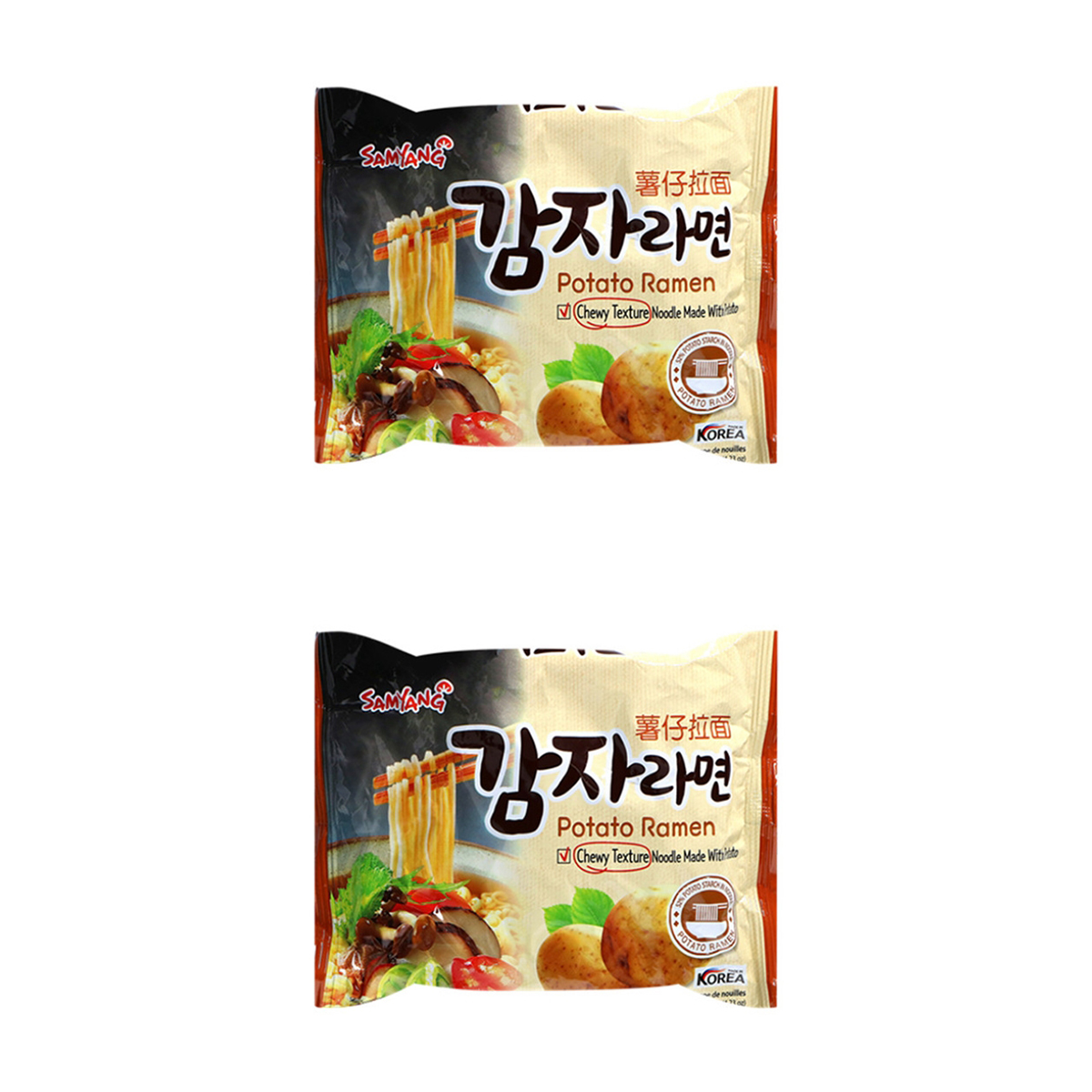 Лапша быстрого приготовления SAMYANG картофельная 2 шт по 118 г