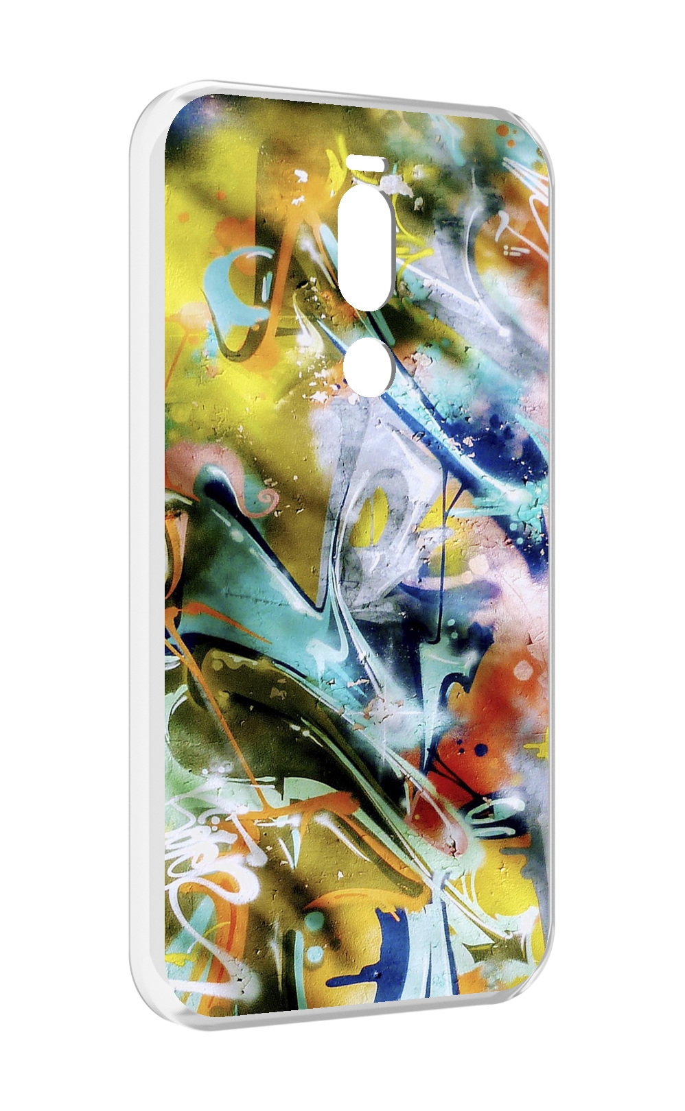 

Чехол Mypads Граффити-Хаос Для Meizu X8, Прозрачный, Tocco