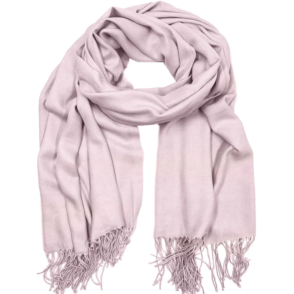 

Палантин женский Cashmere HS667 светло-розовый, 180х70 см, HS667