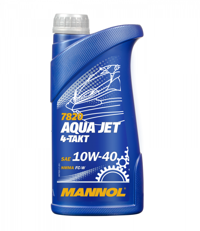 

Моторное масло синтетическое MANNOL 4-TAKT AQUA JET 7820 10W-40 1 л., 7820-1