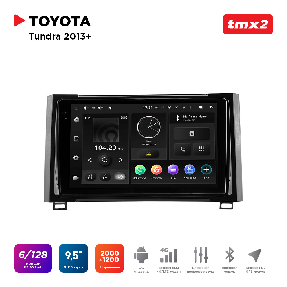 ШГУ Toyota Tundra 13 MAXIMUM Incar TMX2-2230-6 Android 1020001200 BT wi-fi 4G LTE 41390₽