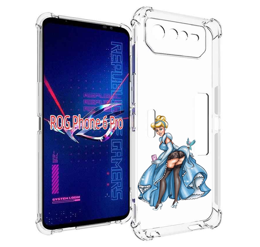 

Чехол MyPads девушка-в-платье-красивая женский для Asus ROG Phone 6 Pro, Прозрачный, Tocco