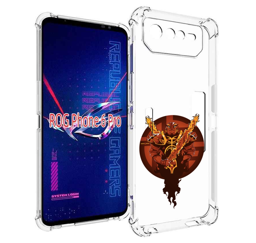 

Чехол MyPads ember spirit для Asus ROG Phone 6 Pro, Прозрачный, Tocco