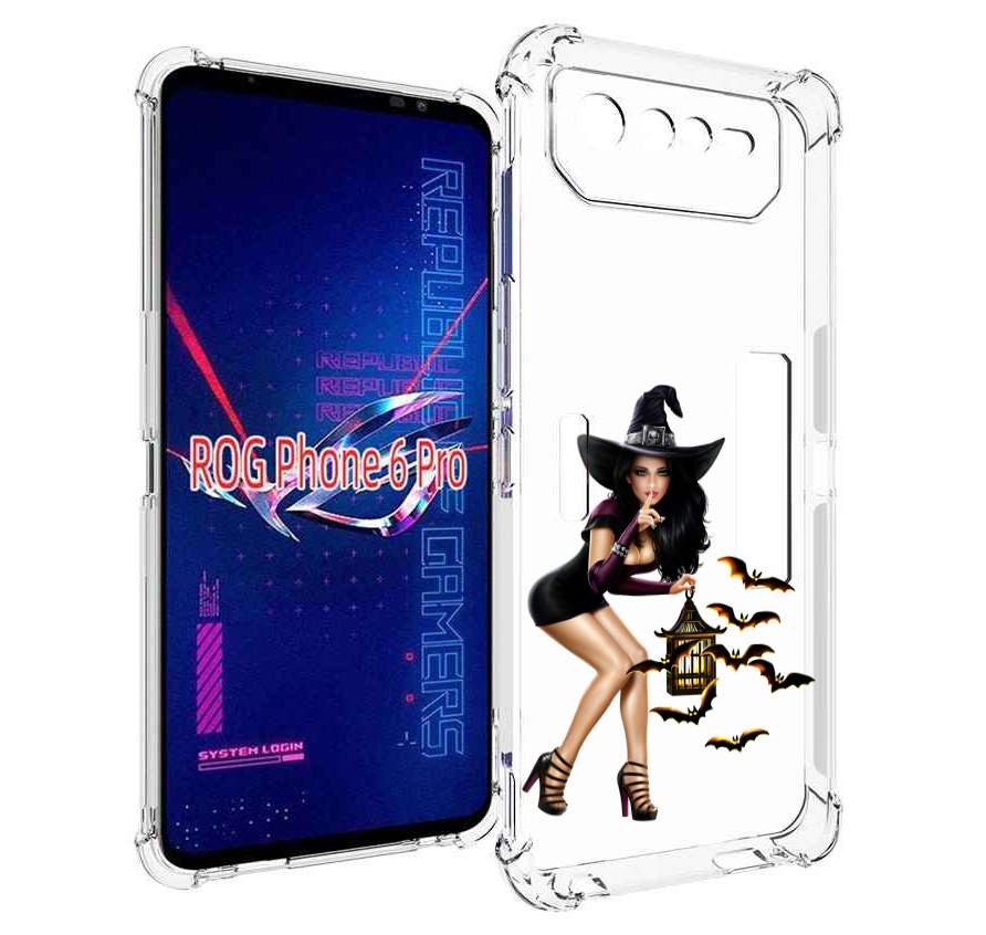 

Чехол MyPads девушка-ведьма женский для Asus ROG Phone 6 Pro, Прозрачный, Tocco