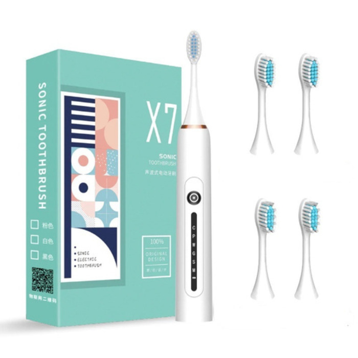 Электрическая зубная щетка Toy Chi X7 SONIC Toothbrush White зубная щетка электрическая sonic toothbrush x 3 white