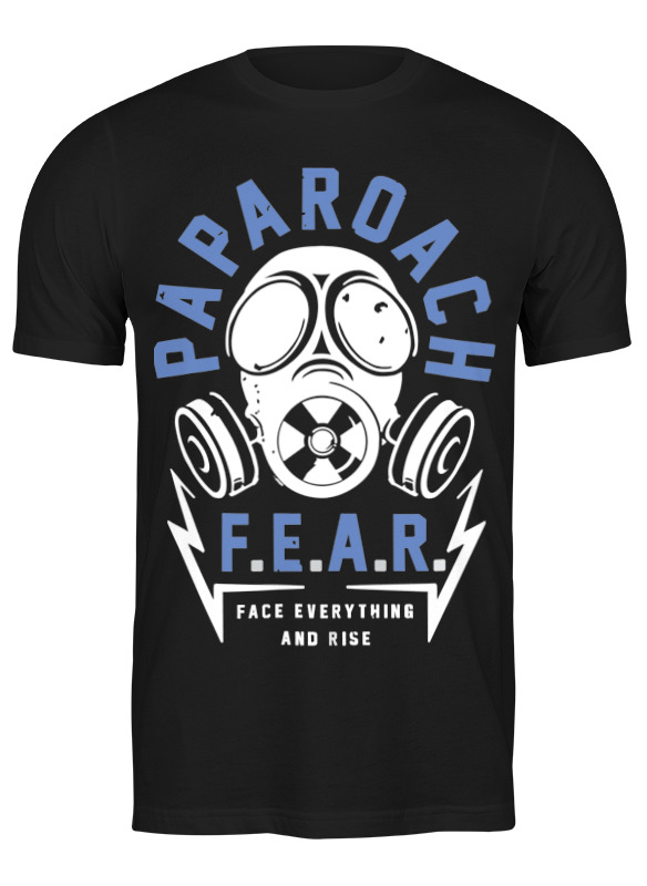 

Футболка мужская Printio Papa roach черная 3XL, Черный, Papa roach