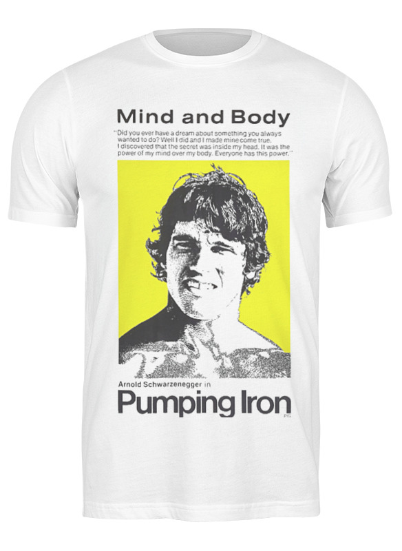 

Футболка мужская Printio Pumping iron белая 3XL, Белый, Pumping iron