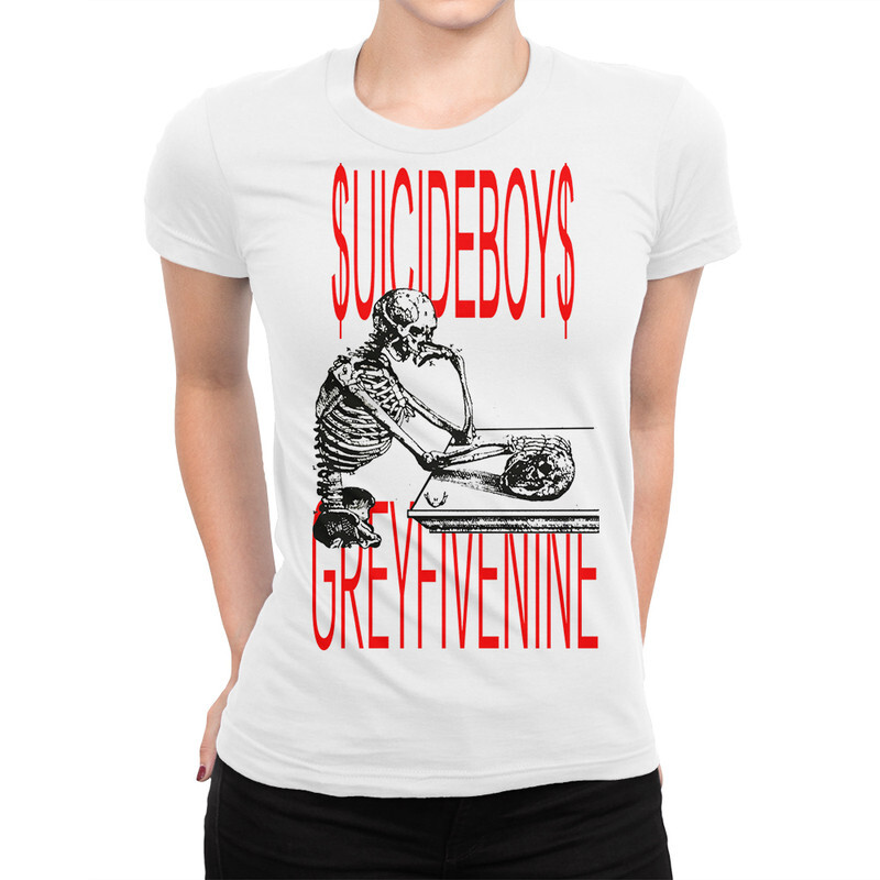 фото Футболка женская dream shirts suicideboys - grey five nine 999934111 белая l