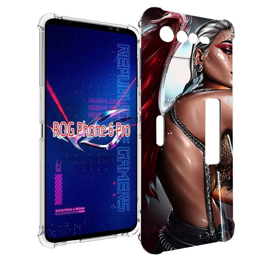 

Чехол MyPads девушка-с-крыльями женский для Asus ROG Phone 6 Pro, Прозрачный, Tocco