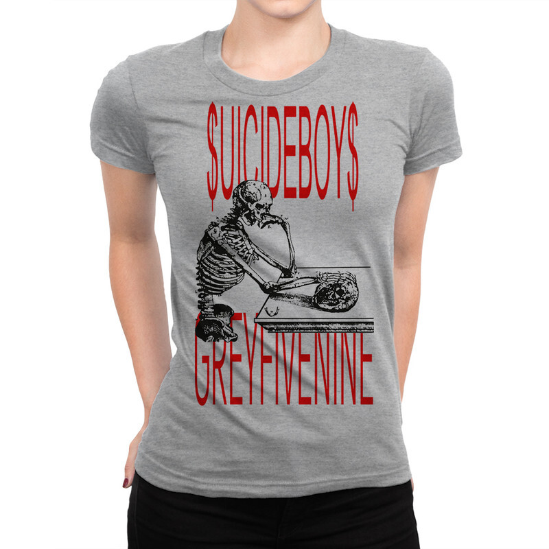 фото Футболка женская dream shirts suicideboys - grey five nine 999935111 серая 3xl