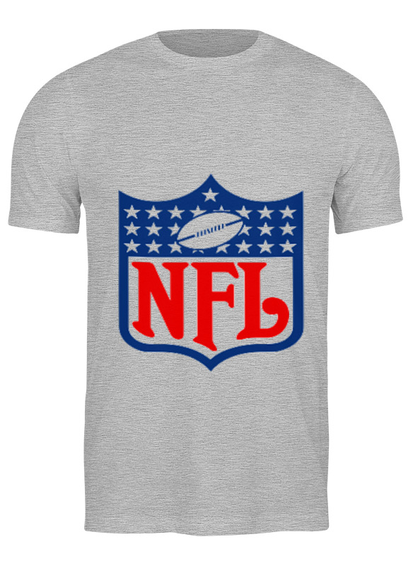 

Футболка мужская Printio Nfl серая 3XL, Серый, Nfl