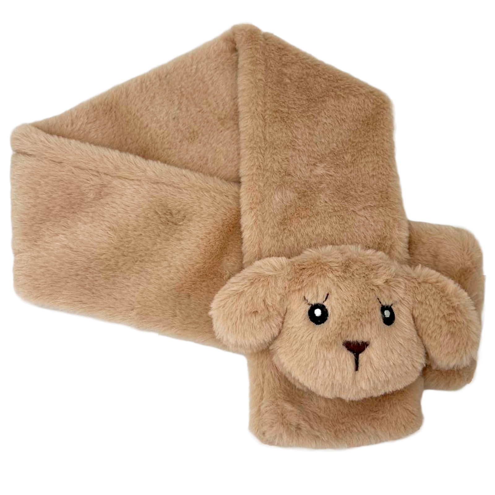 Шарф детский Market toys lab warm-dog-darkbeige цв. коричневый р. 40-42