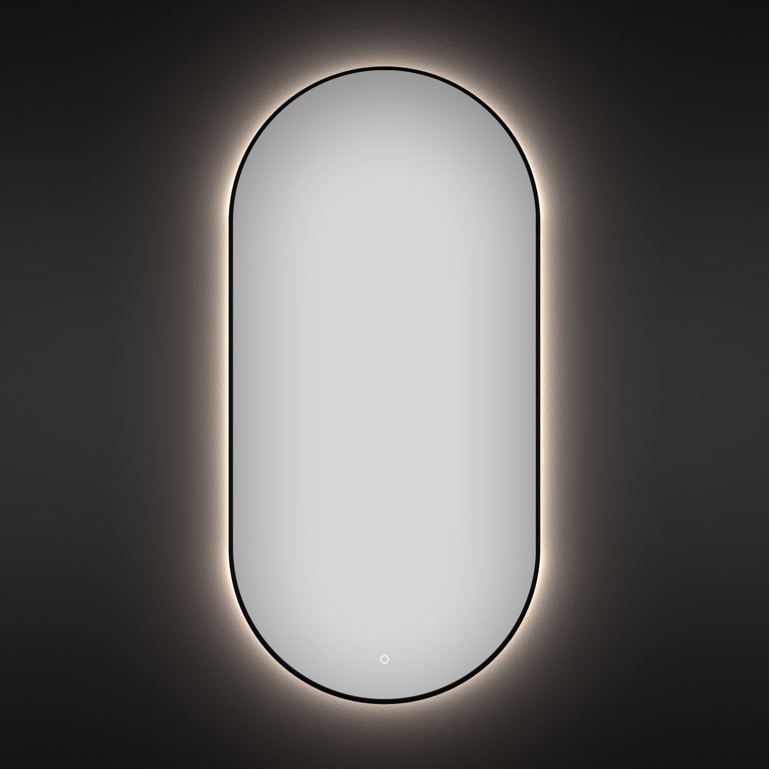 Влагостойкое зеркало с подсветкой для ванной Wellsee 7 Rays' Spectrum 172201870, 45х90 см