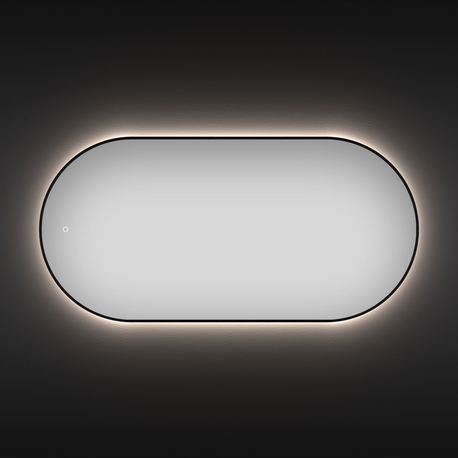Влагостойкое зеркало с подсветкой для ванной Wellsee 7 Rays' Spectrum 172201880, 90х45 см