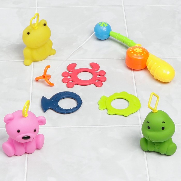 

Игрушки для ванной Крошка Я Рыбалка, 6 шт, малышей, Разноцветный, Рыбалка, 6 шт, для малышей